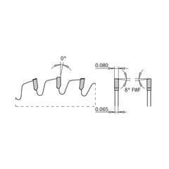 CMT 226.348.07 METAL & STAINLESS STEEL 7-1/4”x0.080”/0.065”x5/8” T=48 FWF