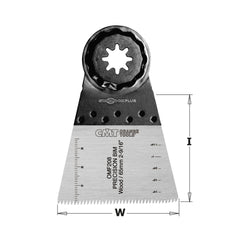 CMT OMF208-X5 2-9/16” PRECISION CUT BLADE WITH JAPANESE TOOTHING - BIM - SLP (5-PCS.)
