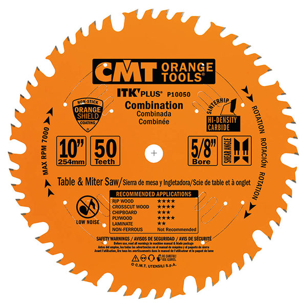 CMT P10050 ITK-PLUS® COMBINATION 10”x0.094”x0.063”x5/8” T=50 FLAT+ATB+SHEAR