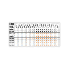 CMT 230.520.06 PRECISION DADO 6’’x1/4” to 29/32”x5/8’’ T=20 FLAT+ATB (-12° NEG)