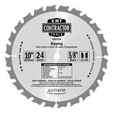 CMT K02410 ITK CONTRACTOR RIPPING 10’’x0.094”/0.063”x5/8”  T=24 ATB