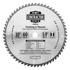 CMT K06010 ITK CONTRACTOR FINISH 10’’x0.094”/0.063”x5/8” T=60 ATB