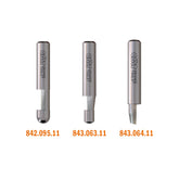 CMT 843.063.11-X50 SC COMBINATION TRIMMER BIT D=D=1/4”x1/4” A=7° S=1/4” (50-PCS.)