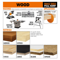 CMT 221.060.10 CABINETMAKER’S 10”x0.126”/0.087”x5/8’’ T=60 TCG