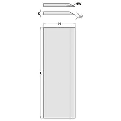 CMT 792.997.30 PLANER & JOINTER KNIVES HS 18%W 1050x30x3mm (2 PCS.)