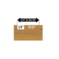 CMT 230.520.06 PRECISION DADO 6’’x1/4” to 29/32”x5/8’’ T=20 FLAT+ATB (-12° NEG)