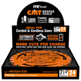 CMT P07524-X10 ITK-PLUS® ULTIMATE FAST FRAMING V-DRIVE 7-1/4” (10-PC. BULK MASTERPACK)