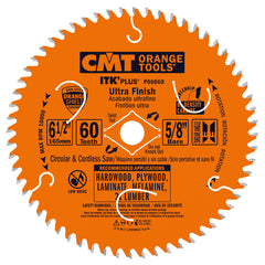 CMT P06060 ITK-PLUS® ULTRA FINISH 6-1/2”x0.067”x0.039”x5/8”<> T=60 ATB+SHEAR