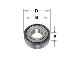 CMT 791.035.00 BEARING 1/4” - 1/8”