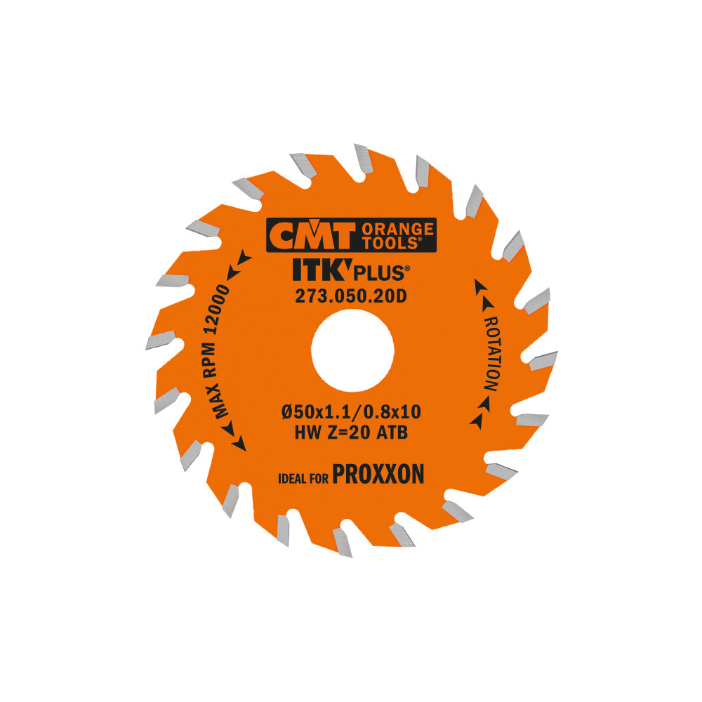CMT 273.050.20D ULTRA FINISH 50x1.1/0.8x10mm T=20 ATB