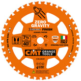 CMT 251.340.07 FINISH ZERO GRAVITY 7-1/4”x0.070”/0.048”x5/8”<>  T=40 ATB
