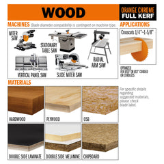 CMT 281.697.12 DOUBLE-SIDED - LAMINATE & MELAMINE 12”x1” T=96 TCG (-3° NEG)