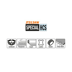 CMT JT313AW-3 JIG SAW BLADES X CARDBOARD (HCS) 6” (3-PCS.)