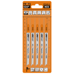 CMT JT234X-5 JIG SAW BLADES WOOD/THIN&THICK (HCS) 4-1/2”x 8-12TPI (5-PCS.)