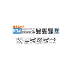 CMT JS922AF-5 RECIPROCATING SAW BLADES for METAL (BIM) 6”x 24TPI (5-PCS.)