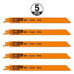 CMT JS1122AF-5 RECIPROCATING SAW BLADES for METAL (BIM) 9”x 24TPI (5-PCS.)