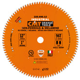 CMT 225.709.12 THICK NON-FERROUS METAL & MELAMINE 12”x5/8’’  T=108 TCG (-6°NEG)