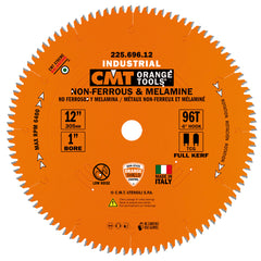 CMT 225.709.12 THICK NON-FERROUS METAL & MELAMINE 12”x5/8’’ T=108 TCG (-6°NEG)