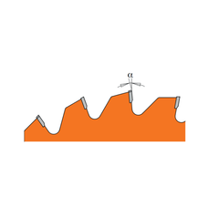 CMT 286.024.12 CONSTRUCTION/DEMOLITION/RESCUE 12’’x1” T=24 TCG (-5° NEG)