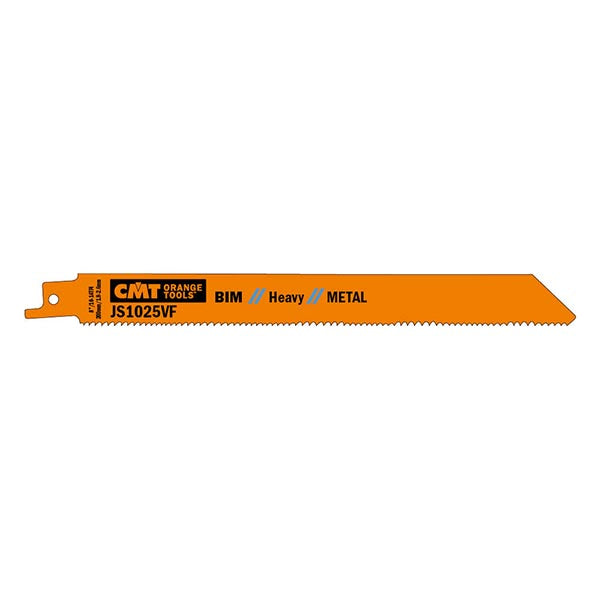 CMT JS1025VF-5 RECIPROCATING SAW BLADES for METAL (BIM) 8”x 10-14TPI (5-PCS.)