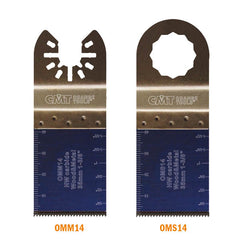 CMT OMM14-X1 1-3/8” PLUNGE & FLUSH-CUT BLADE FOR WOOD&METAL - CARBIDE (1-PC.)