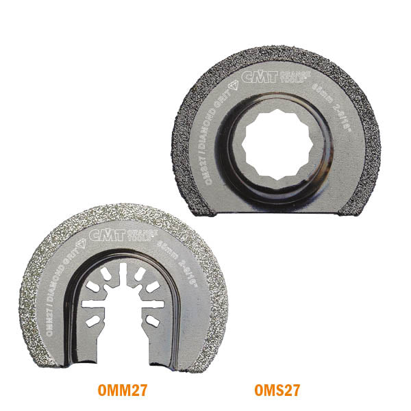 CMT OMM27-X1 2-9/16” COATED RADIAL SAW BLADE - DIAMOND GRIT (1-PC.)