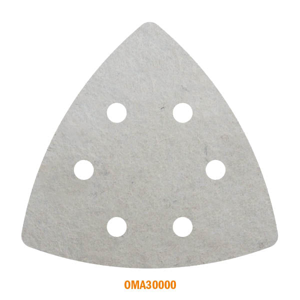 CMT OMA30000-X4 3-5/8” DELTA POLISHING FLEECE. PERFORATED (4-PCS.)