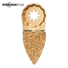 CMT OMF002-X1 1-3/4” CARBIDE GRIT FINGERTIP RASP -DOUBLE-SIDED SLP (1-PC.)