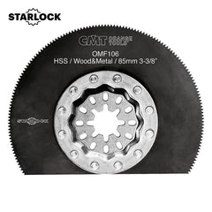 CMT OMF106-X1 3-3/8” RADIAL SAW BLADE FOR WOOD&METAL - HSS - SL (1-PC.)