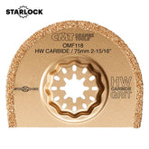 CMT OMF118-X5 2-15/16” RADIAL SAW BLADE - CARBIDE GRIT - SL (5-PCS.)