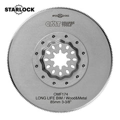 CMT OMF174-X1 3-3/8” CIRCULAR SAW BLADE FOR WOOD&METAL - BIM - SL (1-PC.)