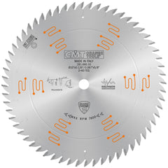 CMT 281.660.10 HEAVY-DUTY FINE FINISH 10”x0.126”/0.087”x5/8” T=60 TCG
