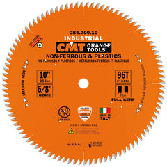 CMT 284.700.10 THIN NON-FERROUS METAL & PLASTICS 10”x0.126”/0.098”x5/8”  T=96 TCG
