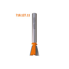 CMT 818.097.11 SOLID CARBIDE DOVETAIL BITS D=3/8” A=8° S=1/4”
