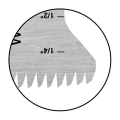 CMT OMF205-X1 1-3/8” PRECISION CUT BLADE WITH JAPANESE TOOTHING - BIM - SL (1-PC.)