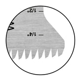 CMT OMF205-X5 1-3/8” PRECISION CUT BLADE WITH JAPANESE TOOTHING - BIM - SL (5-PCS.)