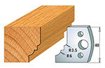 CMT 690.019 PROFILE KNIVES FOR INSERT SHAPER SYSTEM SP 1-37/64”x5/32”  (40x4mm)