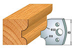 CMT 690.040 PROFILE KNIVES FOR INSERT SHAPER SYSTEM SP 1-37/64”x5/32”  (40x4mm)