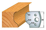 CMT 690.049 PROFILE KNIVES FOR INSERT SHAPER SYSTEM SP 1-37/64”x5/32”  (40x4mm)