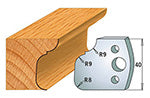 CMT 690.068 PROFILE KNIVES FOR INSERT SHAPER SYSTEM SP 1-37/64”x5/32” (40x4mm)