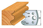 CMT 690.088 PROFILE KNIVES FOR INSERT SHAPER SYSTEM SP 1-37/64”x5/32”  (40x4mm)