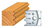 CMT 690.090 PROFILE KNIVES FOR INSERT SHAPER SYSTEM SP 1-37/64”x5/32”  (40x4mm)