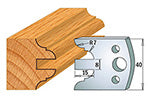 CMT 690.098 PROFILE KNIVES FOR INSERT SHAPER SYSTEM SP 1-37/64”x5/32” (40x4mm)