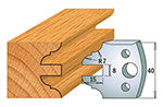 CMT 690.099 PROFILE KNIVES FOR INSERT SHAPER SYSTEM SP 1-37/64”x5/32” (40x4mm)