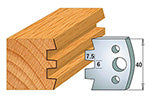 CMT 690.114 PROFILE KNIVES FOR INSERT SHAPER SYSTEM SP 1-37/64”x5/32”  (40x4mm)