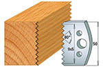 CMT 690.524 PROFILE KNIVES FOR INSERT SHAPER SYSTEM SP 1-31/32”x5/32” (50x4mm)