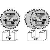 CMT 230.224.08 BOX & FINGER JOINT SET 8’’x0.250”/0.125”x5/8’’  T=24+24 FTG