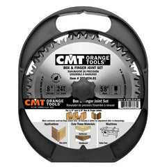 CMT 230.224.08 BOX & FINGER JOINT SET 8’’x0.250”/0.125”x5/8’’ T=24+24 FTG