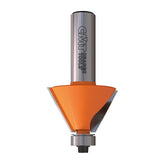 CMT 857.503.11 CHAMFER BIT WITH BEARING D=1”x7/8” A=15° S=1/2”