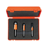 CMT 806.001.11 FLUSH TRIM BIT SET D=3/8” - 3/8” - 3/4” S=1/4” (3-PCS)